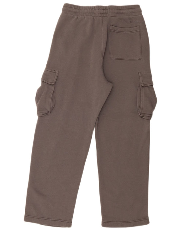 Hollister Mens Cargo Tracksuit Trousers XS Grey Cotton