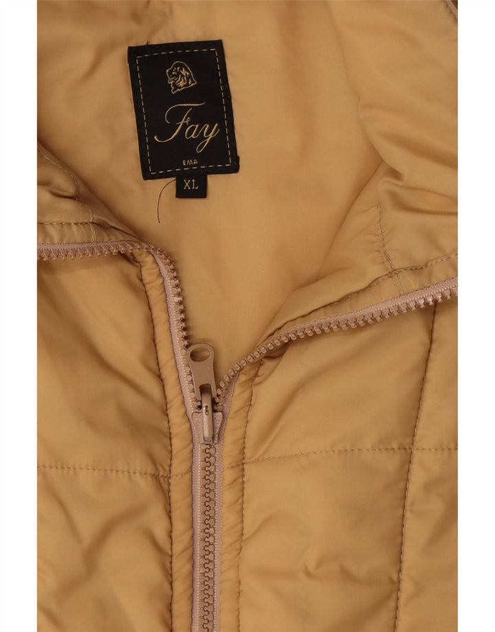 Wyściełana kurtka damska Fay Ema UK 18 XL, beżowa