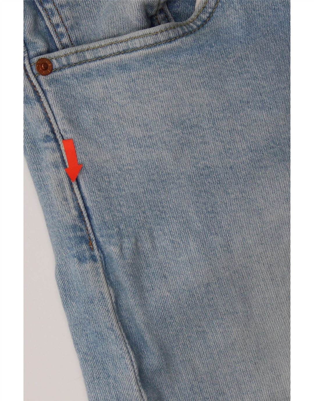 Męskie jeansy Levi's 511 Slim W32 L34 Niebieska bawełna