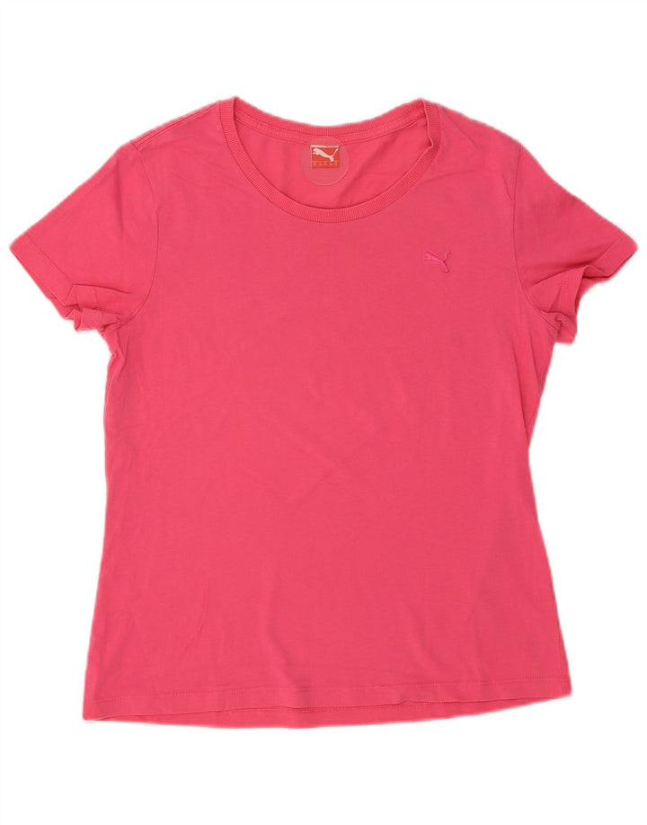 T-shirt damski Puma Top UK 16, duży, różowy