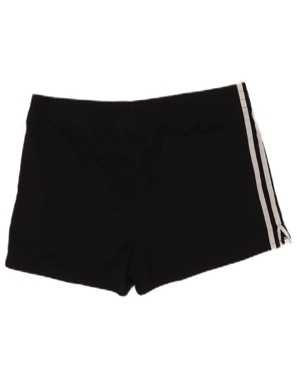 Damskie spodenki sportowe Adidas UK 12, średni czarny poliester