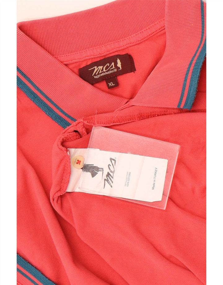 Męska koszulka polo Marlboro Classics XL, bawełniana w czerwone paski