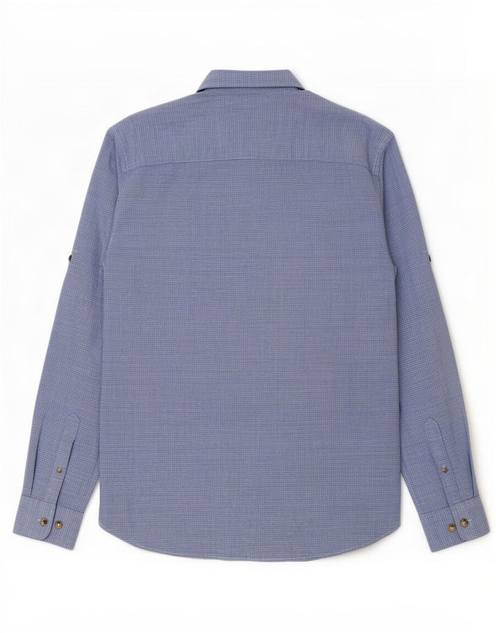 Koszula męska Jack & Jones, duża, niebieska, bawełniana w cętki