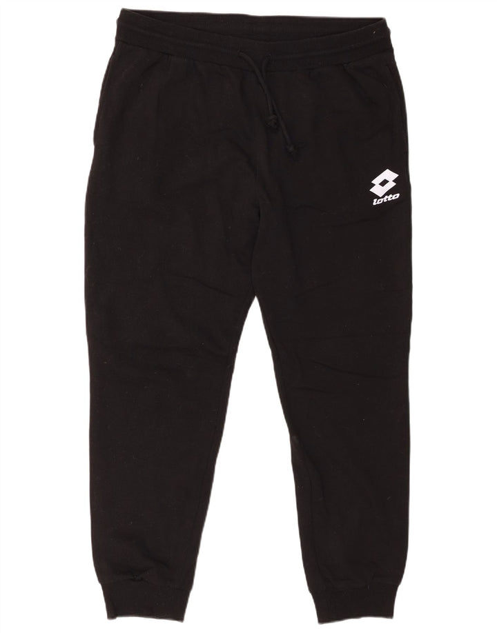 Męskie spodnie dresowe LOTTO Joggers Medium Black