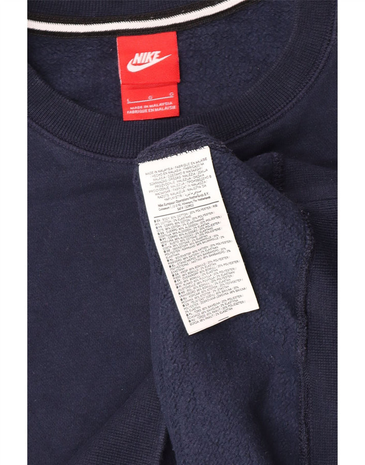 Bluza męska Nike, duża, granatowa, bawełniana
