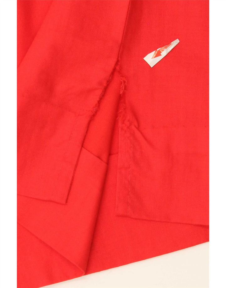 Sukienka damska basic w stylu vintage UK 12, średnia czerwień