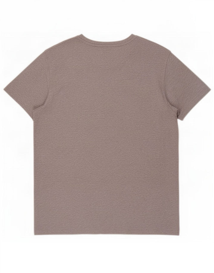 T-shirt męski Gant Średni szary, bawełniany nakrapiany