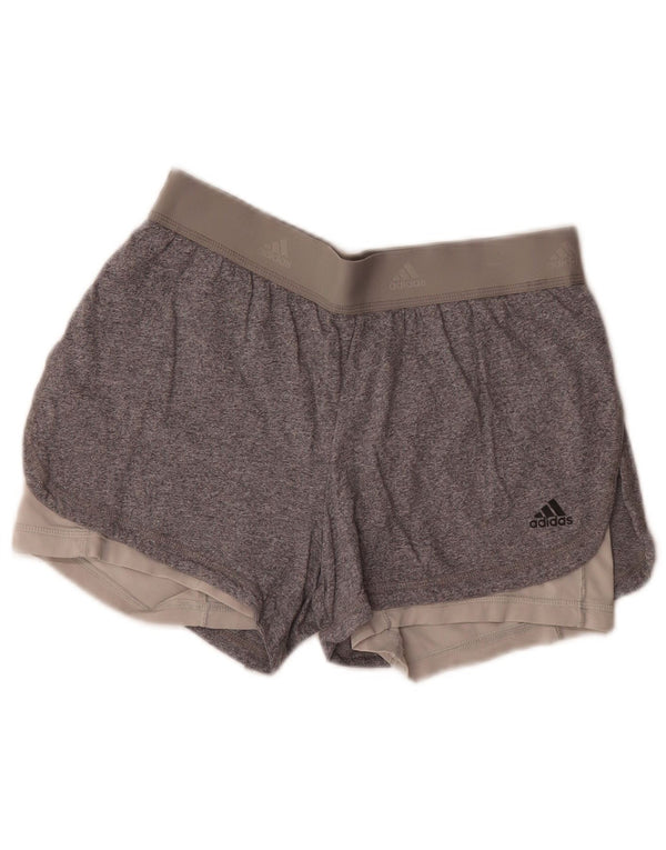Damskie spodenki sportowe Adidas Climalite Graphic UK 8/10 Small Grey