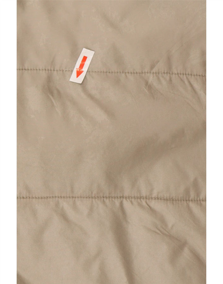 Damska kurtka wyściełana Geox Respira UK 14, duża, szary poliamid