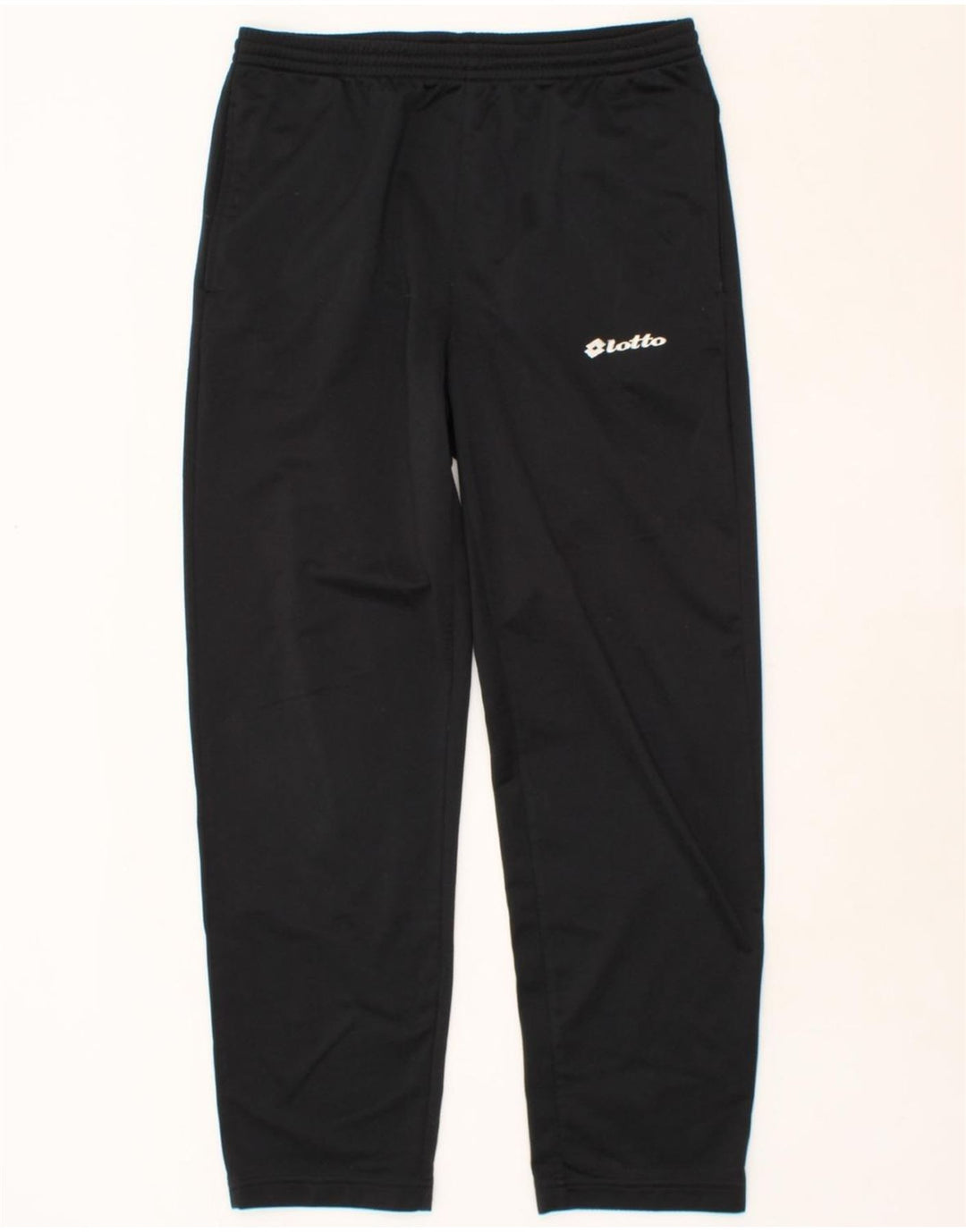 LOTTO Mens Tracksuit Trousers UK 40/42 Large  Black Polyester Vintage Lotto and Second-Hand Lotto from Messina Hembry 