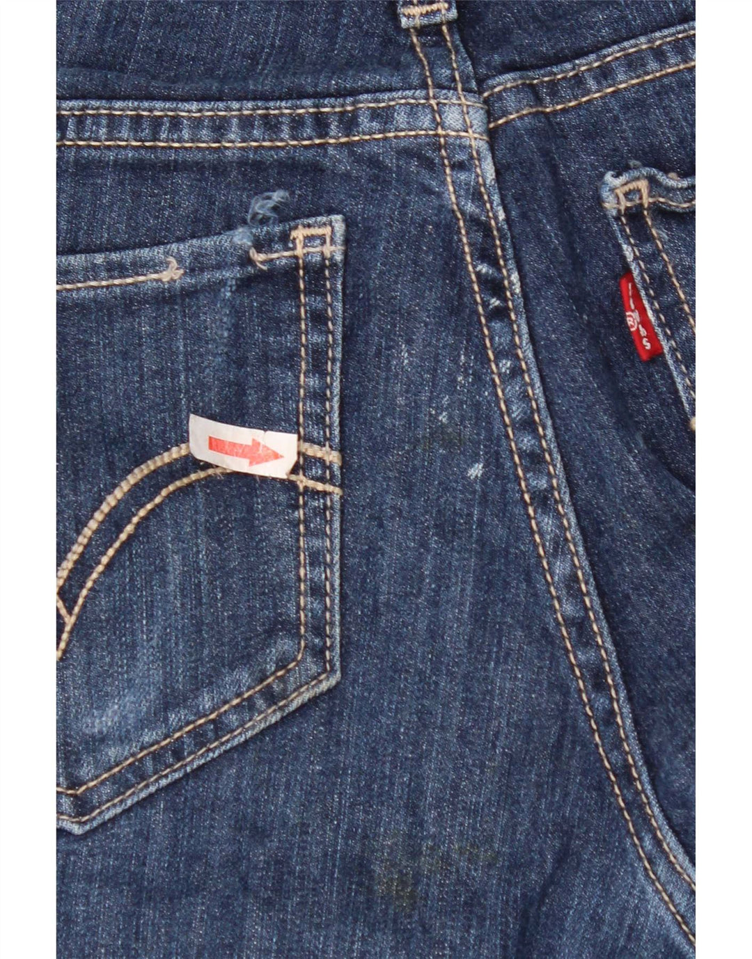 Damskie jeansy Levi's 524 Straight W29 L32 Niebieskie bawełniane