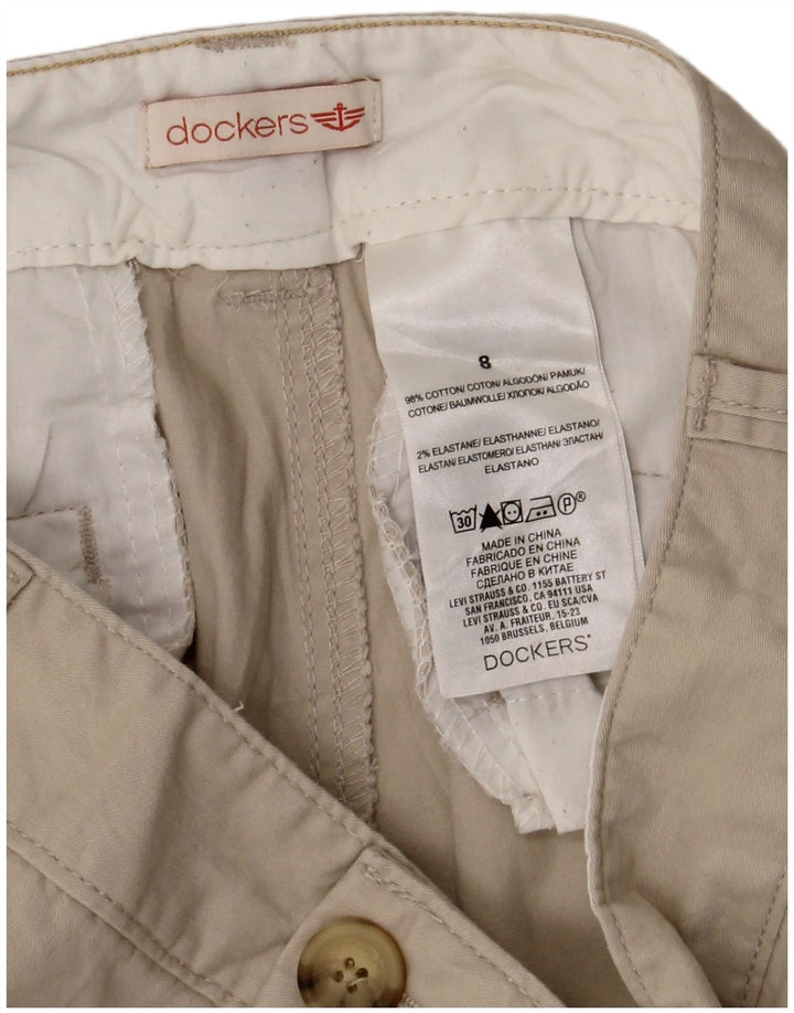 Damskie spodenki Chino Dockers US 8 Medium W30, beżowa bawełna
