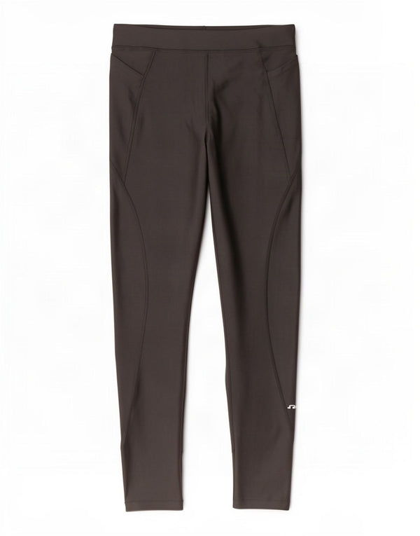 Damskie legginsy Nike Dri Fit Graphic Crop UK 8, małe, czarne, poliestrowe