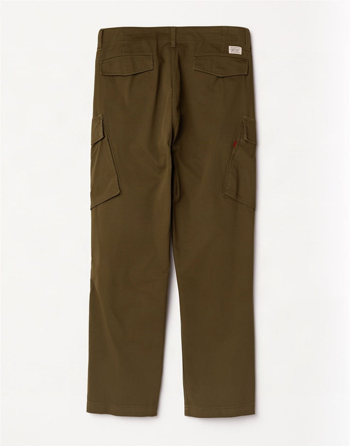 Męskie zwężane spodnie cargo Levi's W36 L32, bawełna khaki