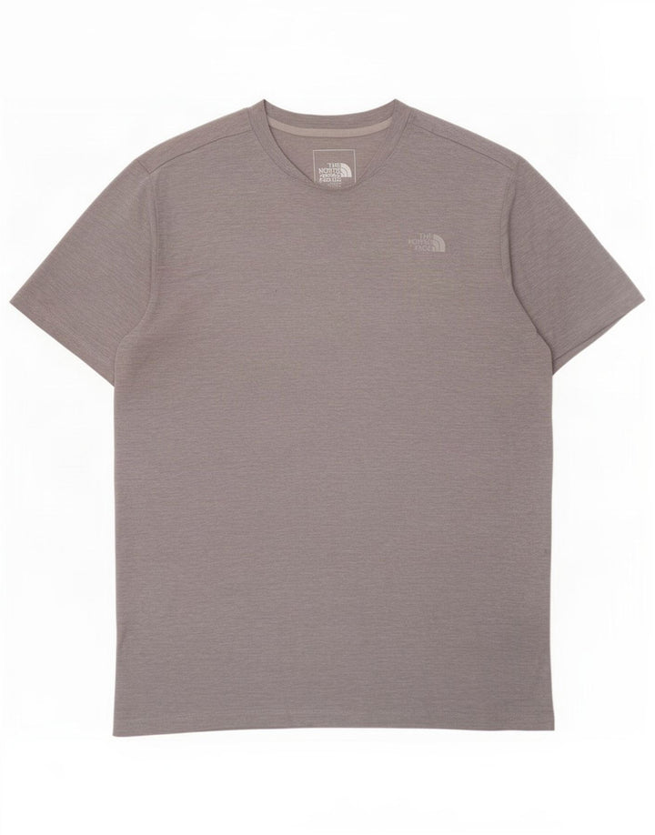 T-shirt męski The North Face, szary, poliestrowy