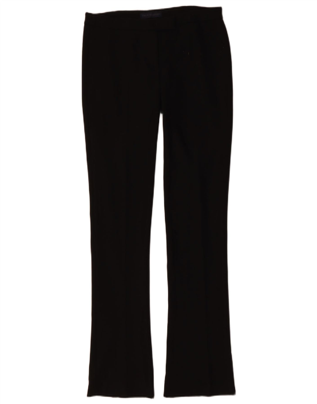 Damskie spodnie garniturowe Trussardi Bootcut IT 40 Small W30 L34 Czarny poliester