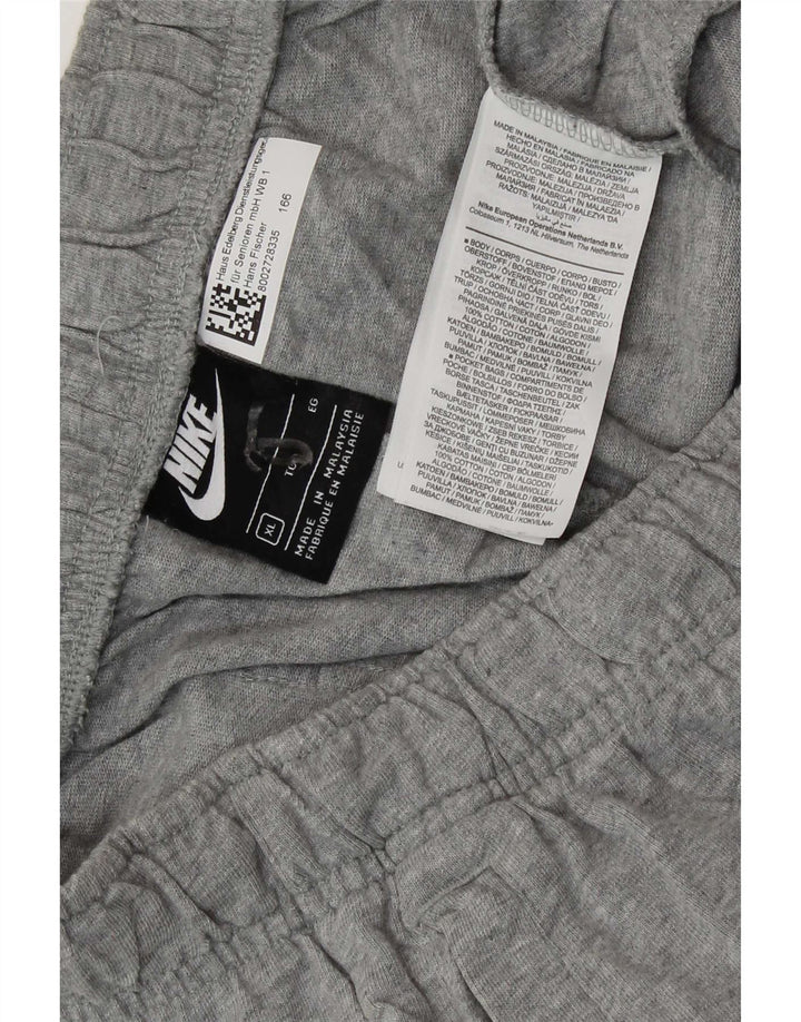 Męskie spodenki sportowe Nike XL, szare, bawełniane