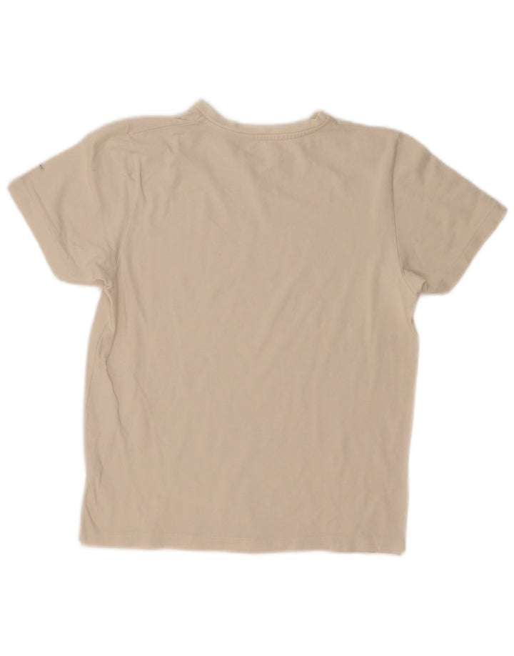 CHAMPION Womens T-Shirt Top UK 10 Small White Cotton