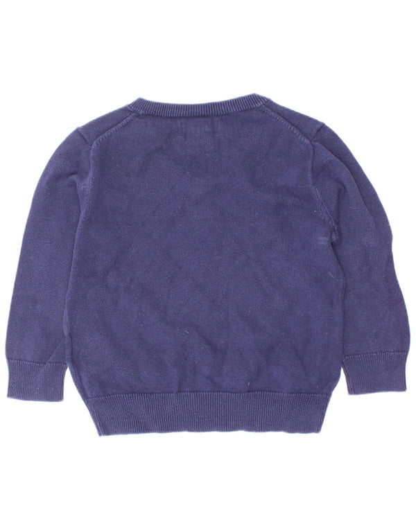 Sweter chłopięcy Polo Ralph Lauren z dekoltem w kształcie litery V, 18-24 miesięcy, granatowy
