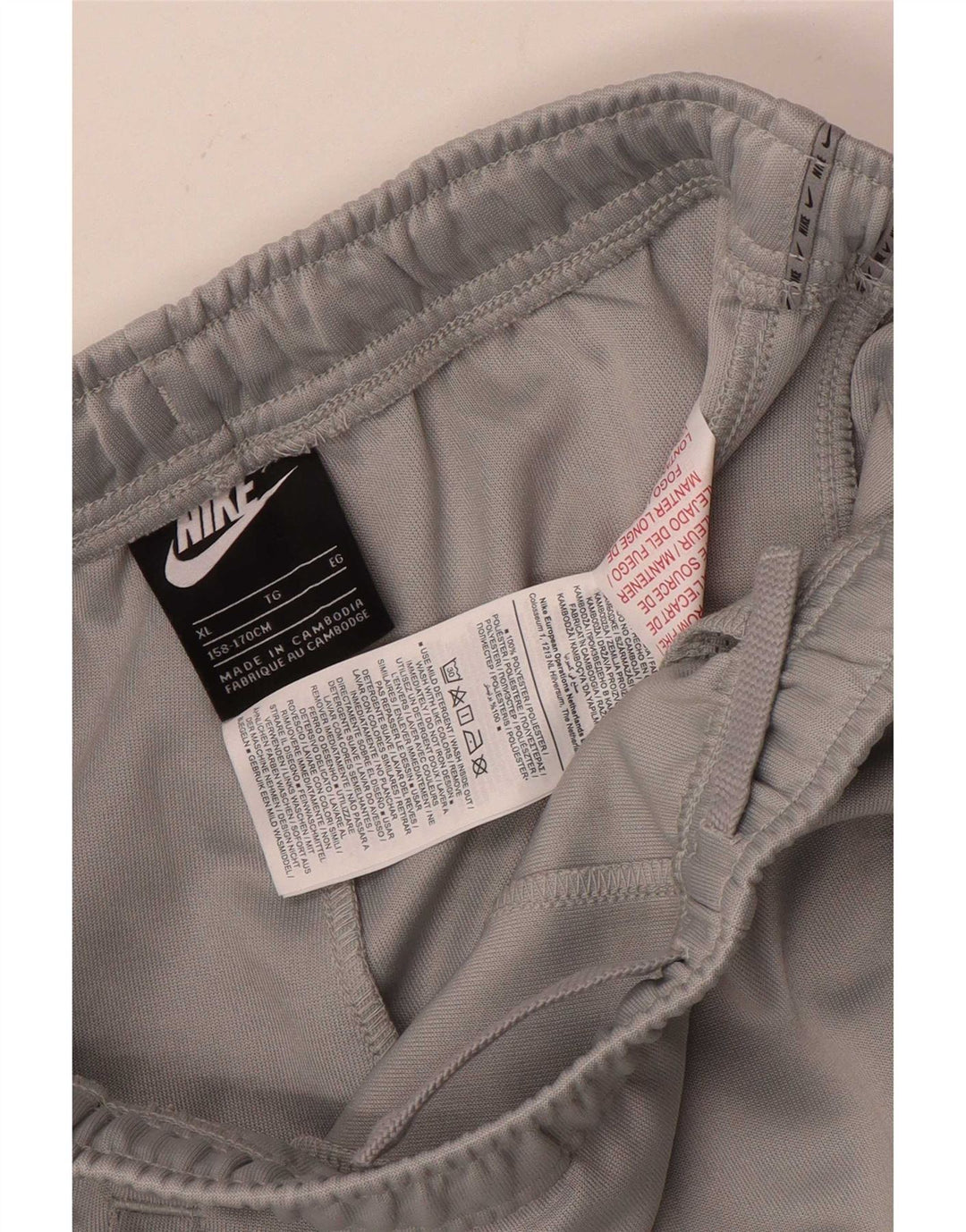 Chłopięce spodnie dresowe Nike, 13-14 lat, XL, szary, poliester