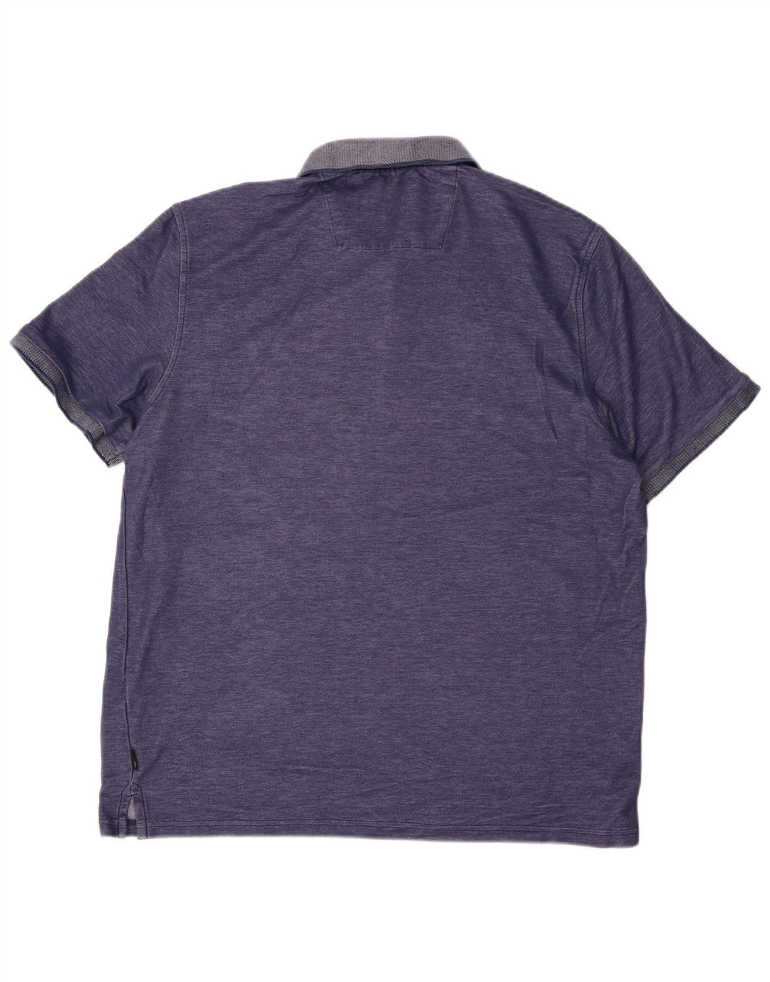 Męska koszulka polo CALVIN KLEIN, duża, niebieska, bawełniana