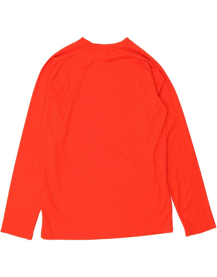 PUMA Boys Top Long Sleeve 15-16 Years  Red Colourblock Polyester Vintage Puma and Second-Hand Puma from Messina Hembry 