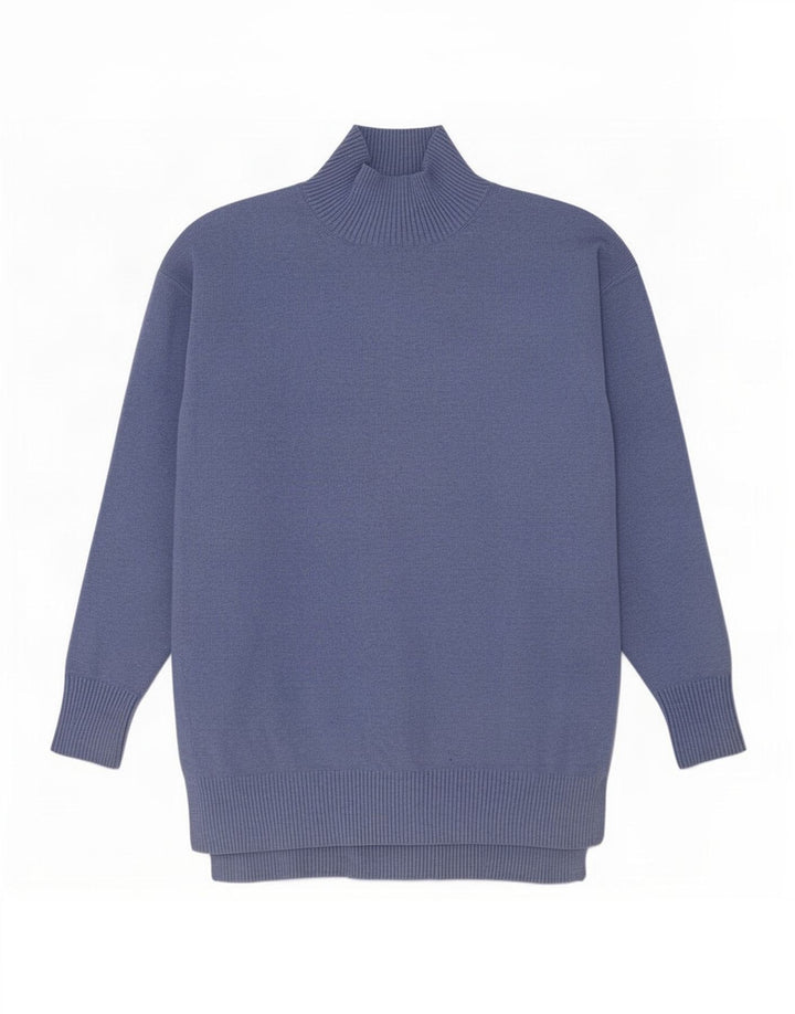 Marks & Spencer Damski sweter z golfem UK 10, mały niebieski