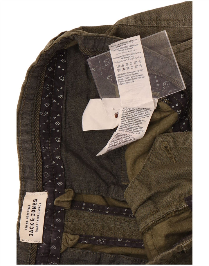 Męskie spodenki chino Jack & Jones, duże, W34, bawełna khaki