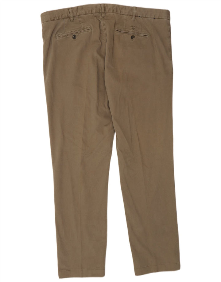 Męskie spodnie typu slim chino Gant W40 L32 Khaki