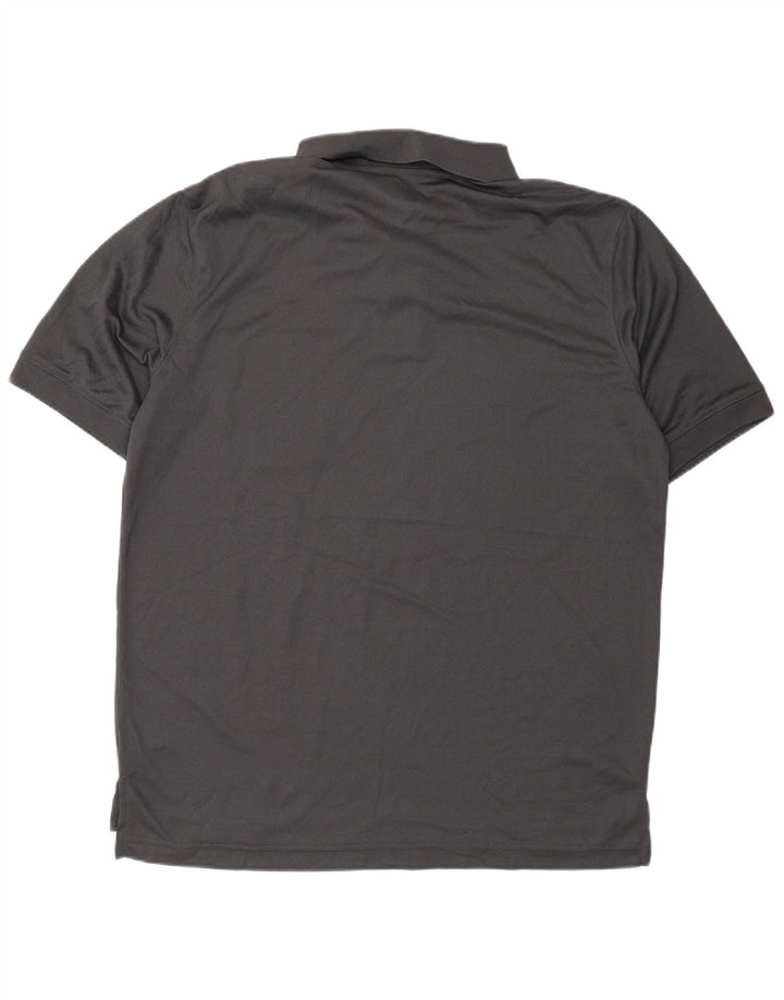 Męska koszulka polo DICKIES, duża, szara, z poliestru