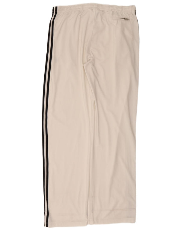 Męskie spodnie dresowe ADIDAS UK 42/44, duży, złamany biały poliester