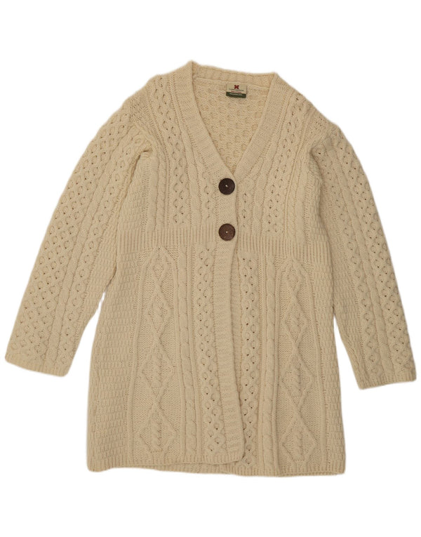 Damski sweter kardigan Carraig Donn UK 18 XL Off White