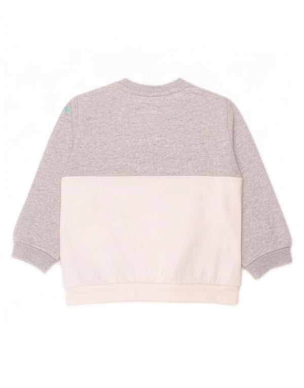 Bluza chłopięca Adidas Baby Graphic 12-18 miesięcy Szara, z blokami kolorów