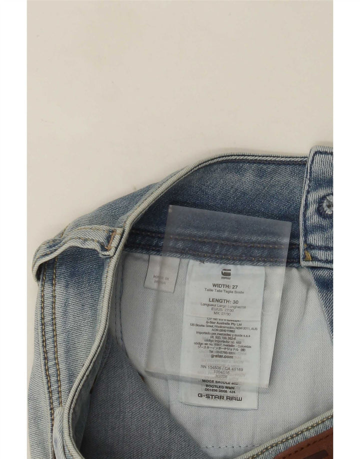 Męskie jeansy Bootcut G-Star W27 L30 Niebieskie bawełniane