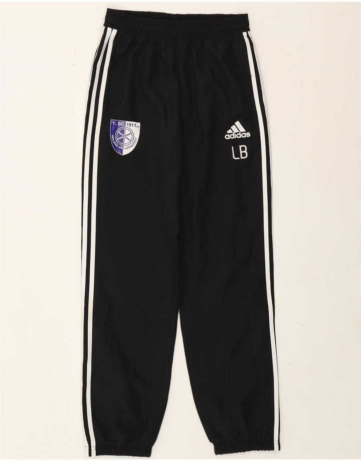 Adidas Chłopięce Graficzne Spodnie Dresowe Joggery 13-14 Lat Czarny Poliester