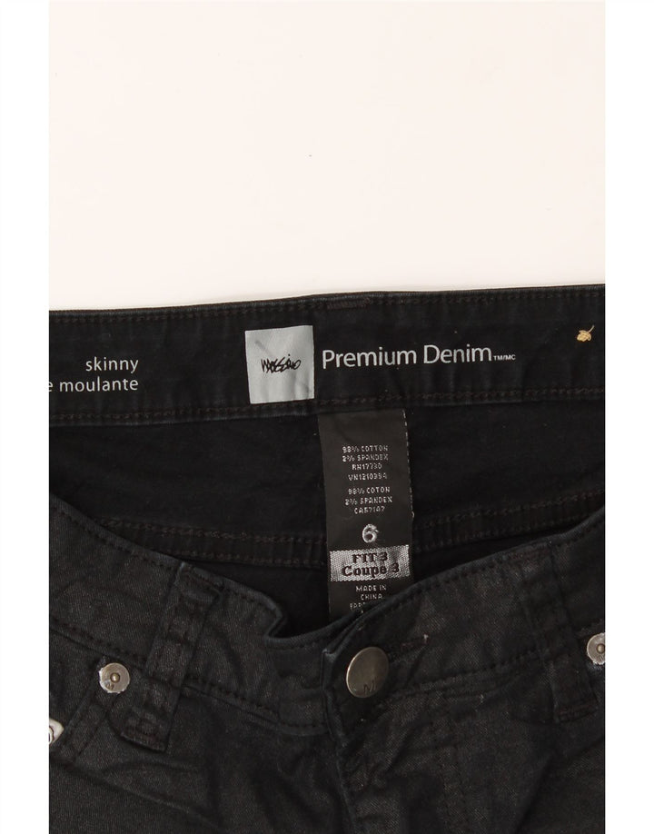 MOSSIMO Womens Skinny Jeans US 6 Medium W30 L30 Black Cotton Vintage Mossimo and Second-Hand Mossimo from Messina Hembry 