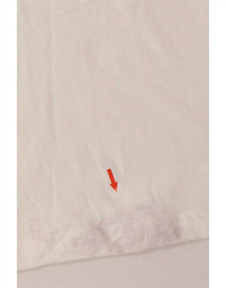 Adidas Męska koszulka Top 2XL Biała bawełna