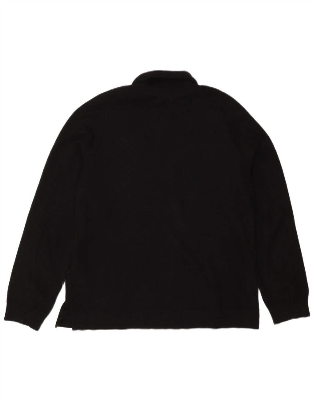 DKNY Womens Graphic Roll Neck Jumper Sweater UK 14 Medium Black Viscose