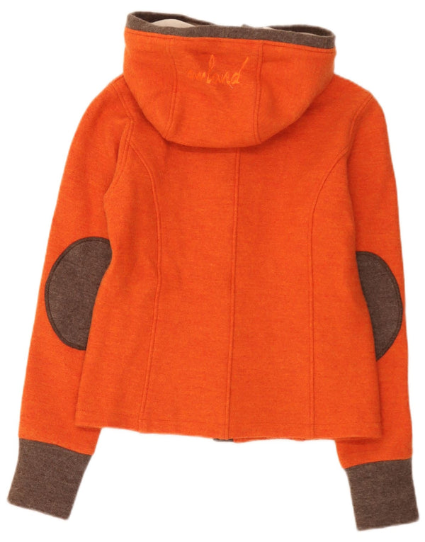 Sweter damski z kapturem w stylu vintage, UK 14, średni pomarańczowy kolor