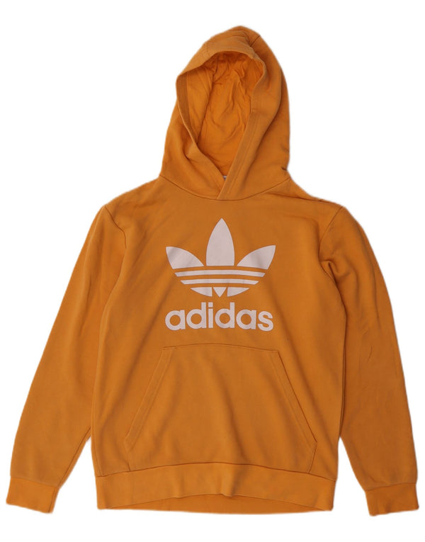 Dziewczęca bluza z kapturem Adidas Graphic 12-13 lat żółta