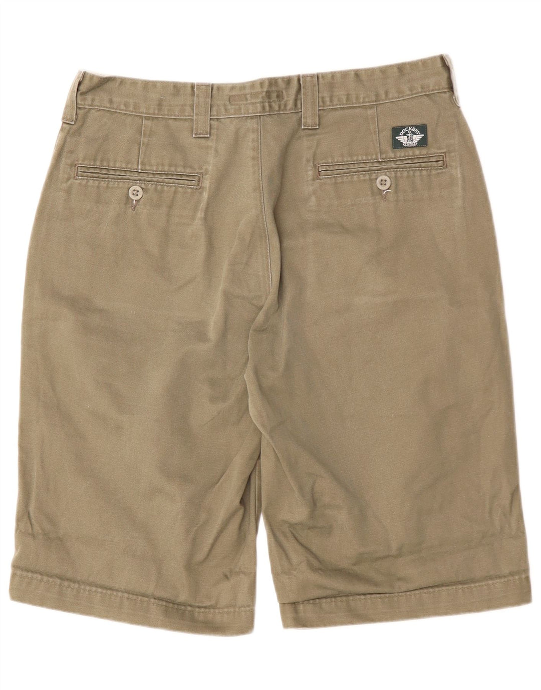Męskie spodenki chino DOCKERS W31 w kolorze khaki, średnia bawełna khaki
