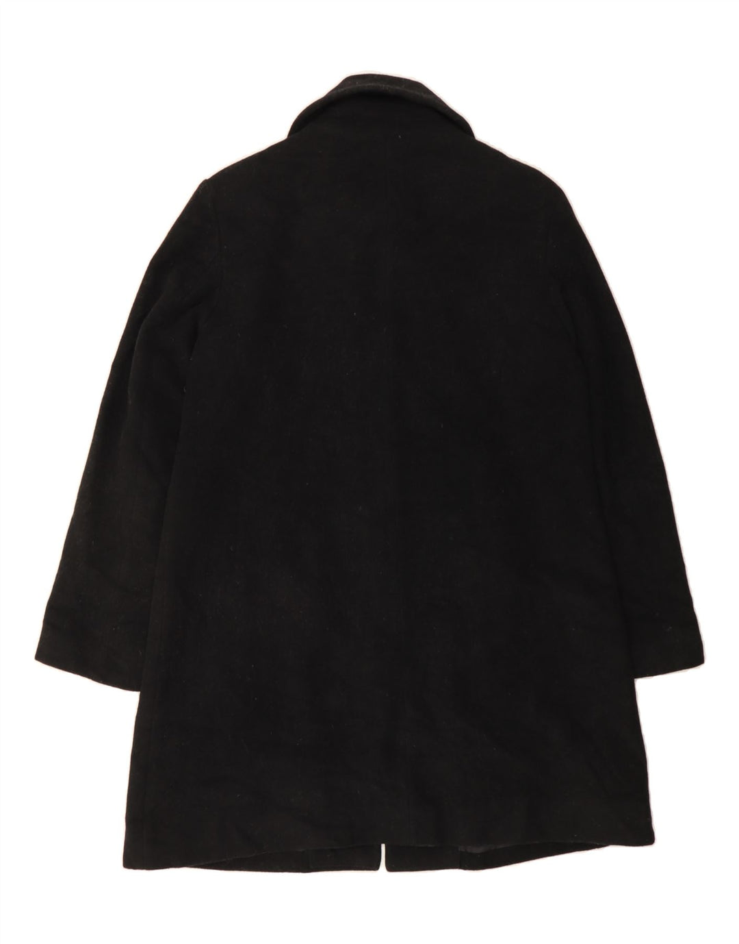 NAUTICA Womens Overcoat UK 14 Medium Black Wool Vintage Nautica and Second-Hand Nautica from Messina Hembry 