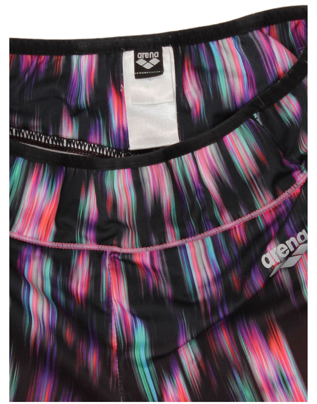 Damskie legginsy Capri Arena z abstrakcyjnym wzorem UK 10, małe, wielokolorowe