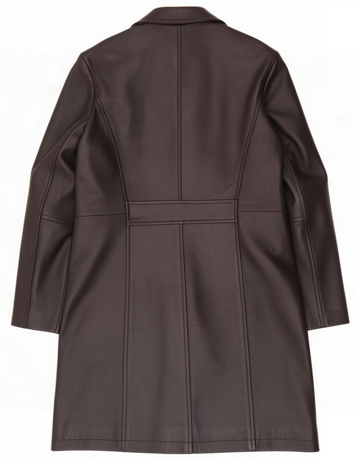 Sardar Damski płaszcz skórzany UK 12 Medium Black