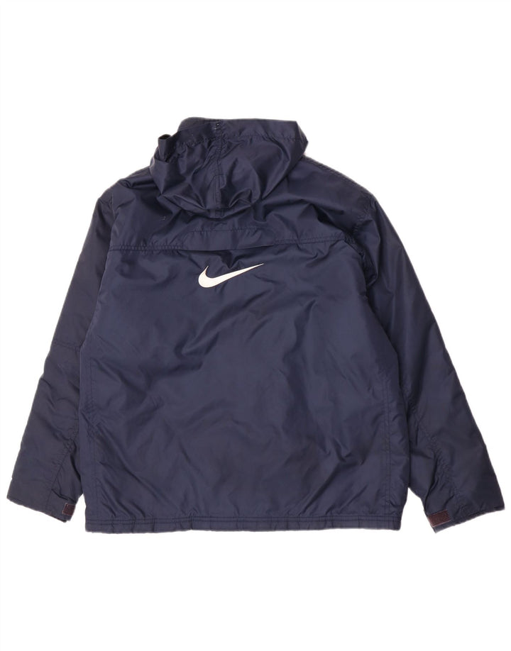 Chłopięca kurtka wiatrówka z kapturem Nike Nike na 12-13 lat, duża, granatowa