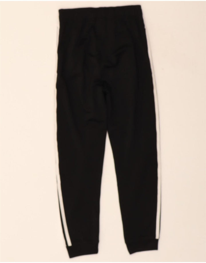 ADIDAS Boys Tracksuit Trousers Joggers 11-12 Years Black Polyester Vintage Adidas and Second-Hand Adidas from Messina Hembry 