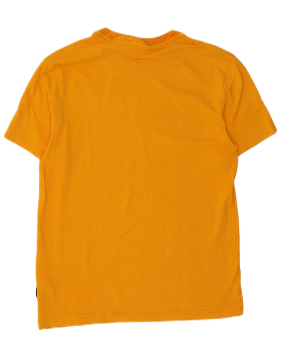 T-shirt męski Calvin Klein, mały, pomarańczowy, bawełniany