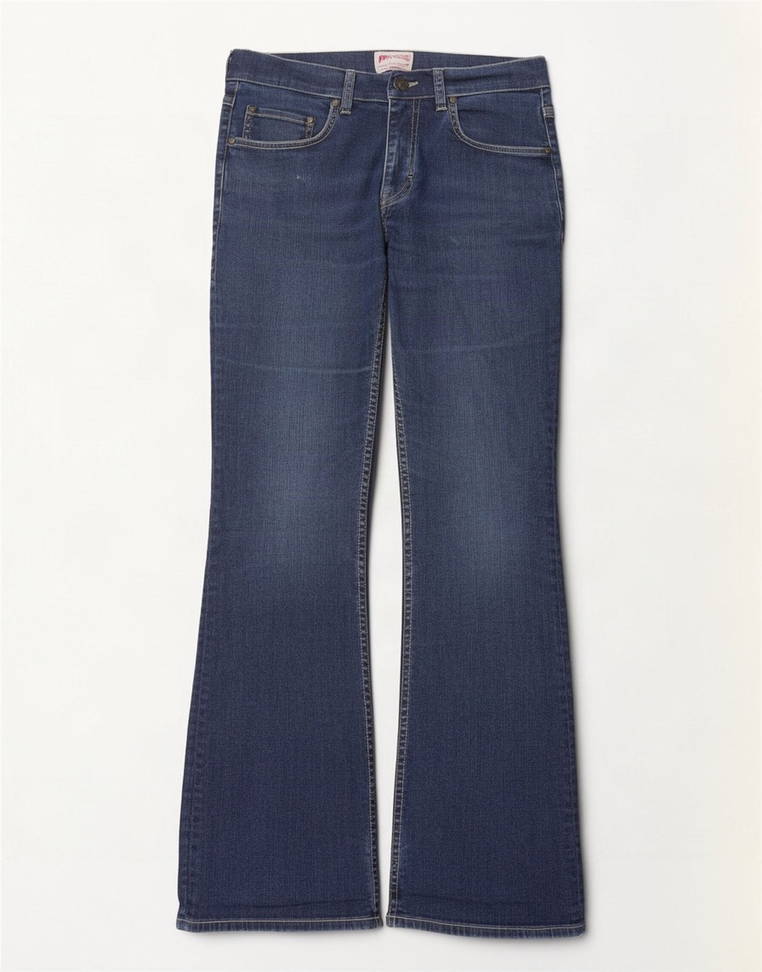 Damskie jeansy Bootcut Mustang W32 L32 Granatowe, bawełniane