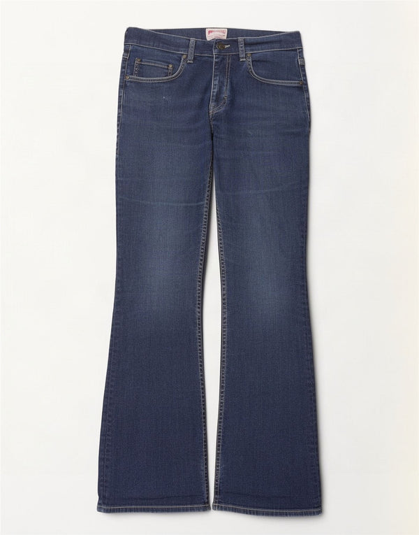 Damskie jeansy Bootcut Mustang W32 L32 Granatowe, bawełniane