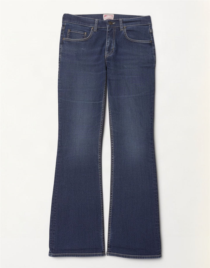 Damskie jeansy Bootcut Mustang W32 L32 Granatowe, bawełniane